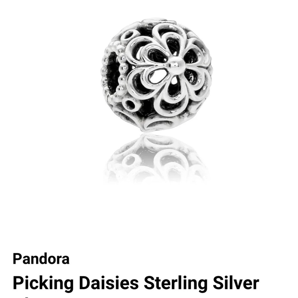 Pandora Sterling Silver Daisy Charm